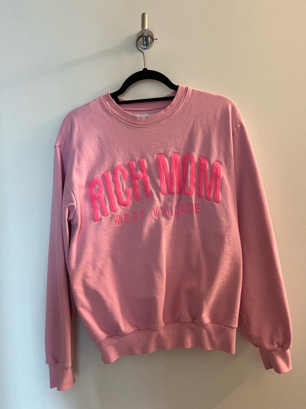 Rich Mom Tinx West Village Pink Crewneck Sweatshirt